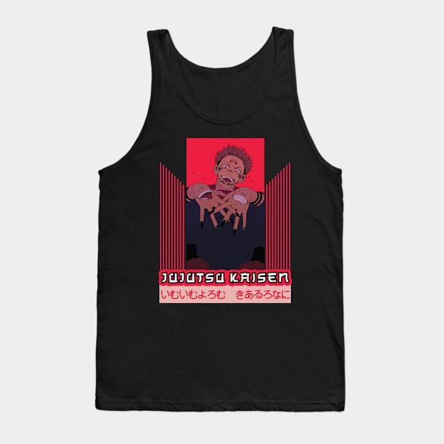 MANGA JUJUTSU KAISEN 0 UT GRAPHIC T-SHIRT PI4 Tank Top by Huko